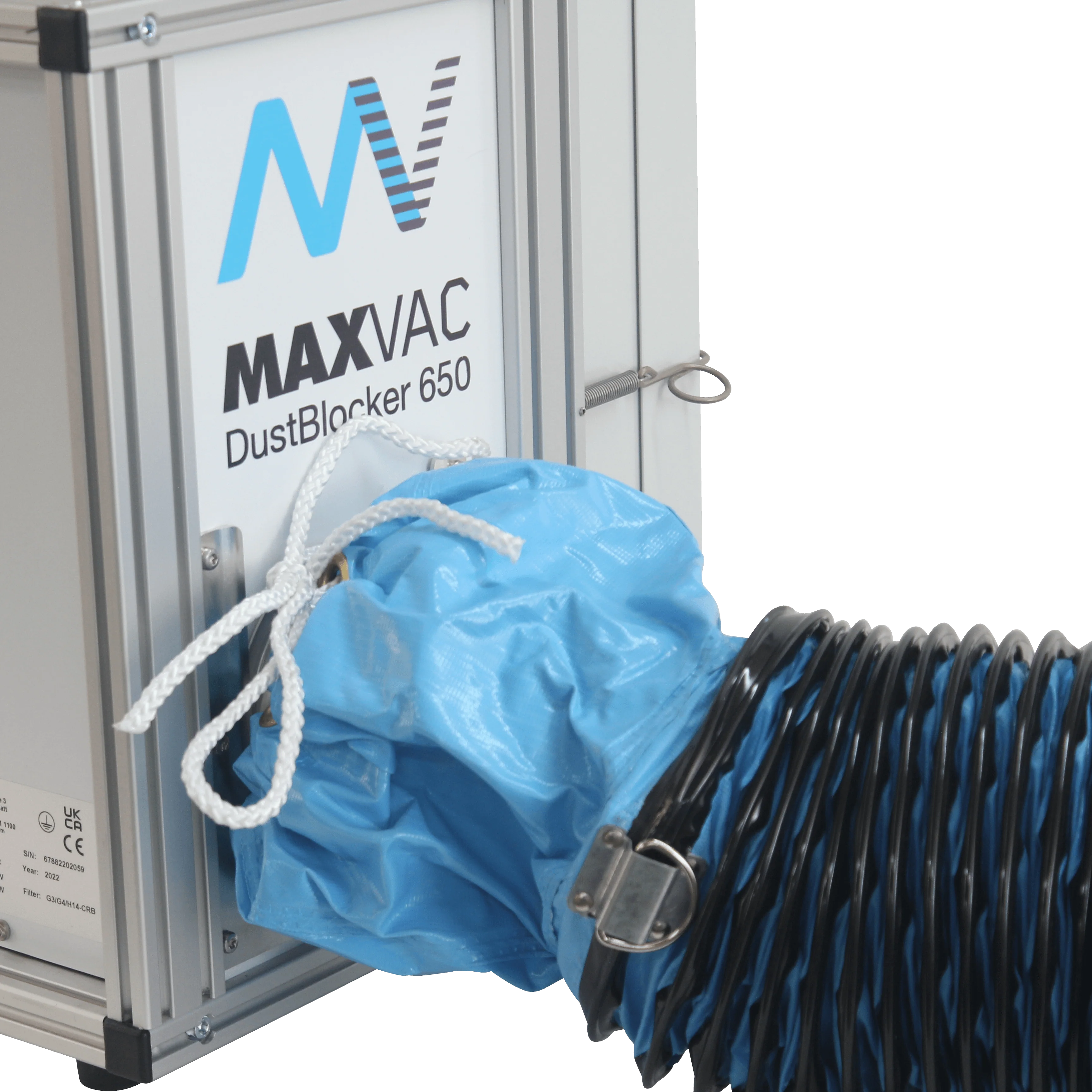 Airhose Hose Ducting For MAXVAC Dustblocker DB650, 5m x 150mm - Image 4