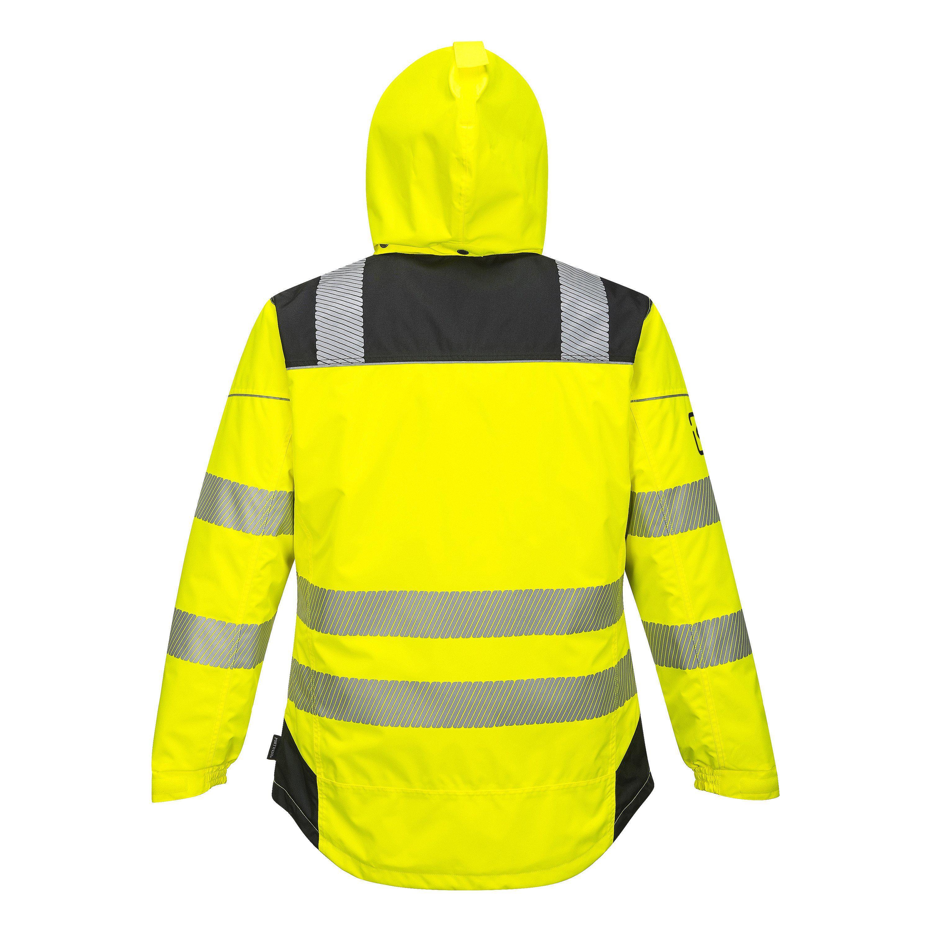BIG BEN® Hi-Vis Waterproof Thermal Winter Jacket Yellow/Black - Image 3