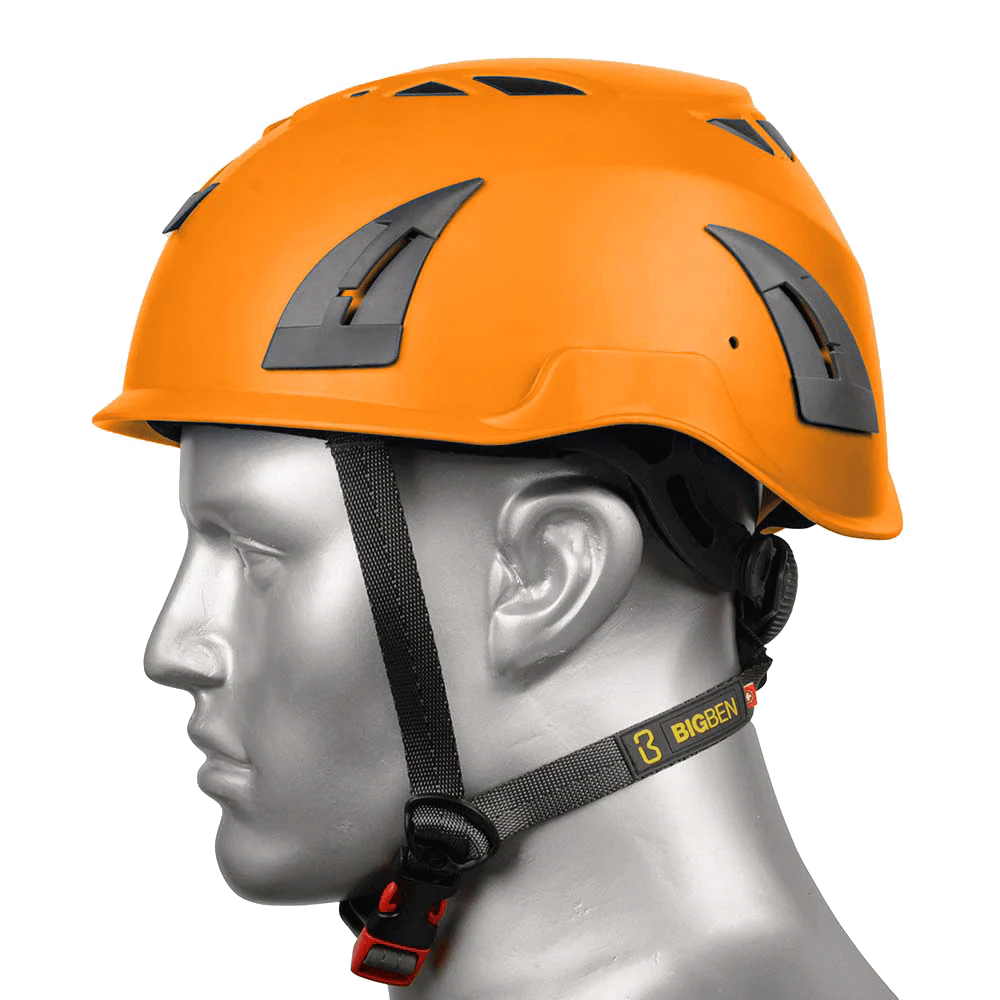 BIG BEN Ultralite Unvented Height Safety Helmet, Orange