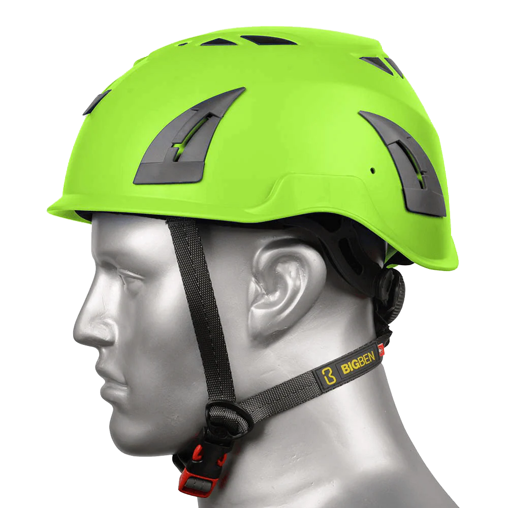 BIG BEN Ultralite Vented Height Safety Helmet, Green