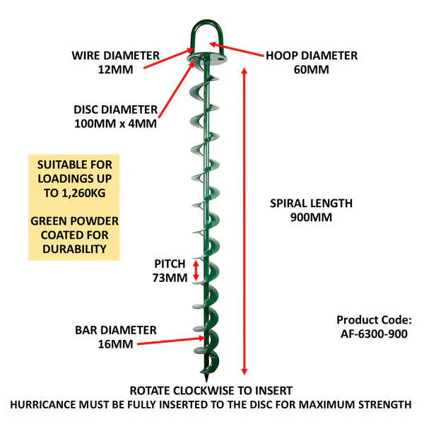 BIGBEN® Heavy-Duty Hurricane Ground Anchor - Image 8
