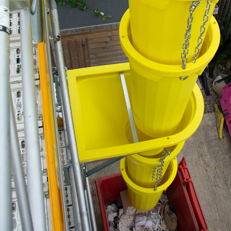 BIGBEN UltraTuff® 20" Rubble Chute - Side Entry Hopper Section with Metal Bar - Image 2