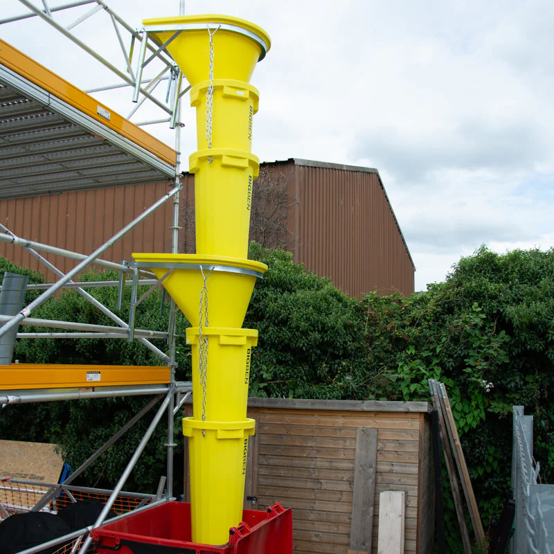 BIGBEN UltraTuff® 20" Rubble Chute - Side Entry Hopper Section with Metal Bar - Image 4