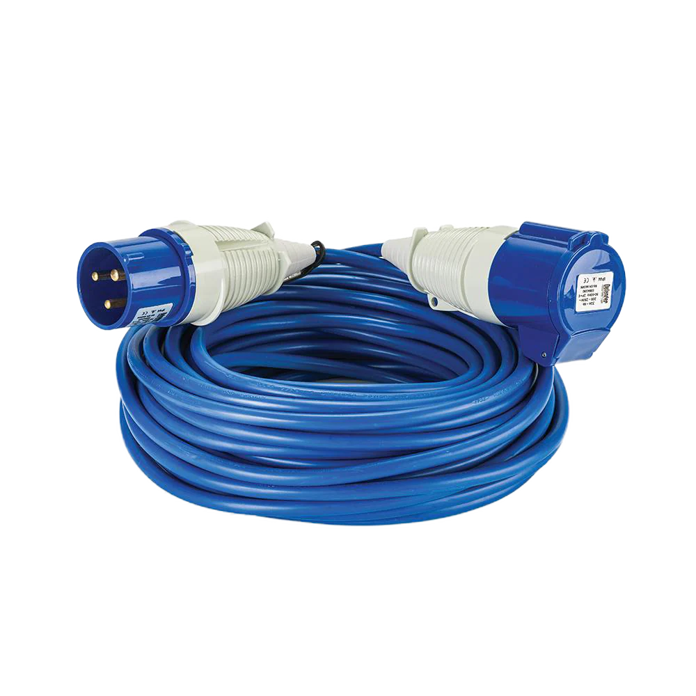 Defender Arctic Extension Lead Blue 2.5mm2 32A 25m - 230V
