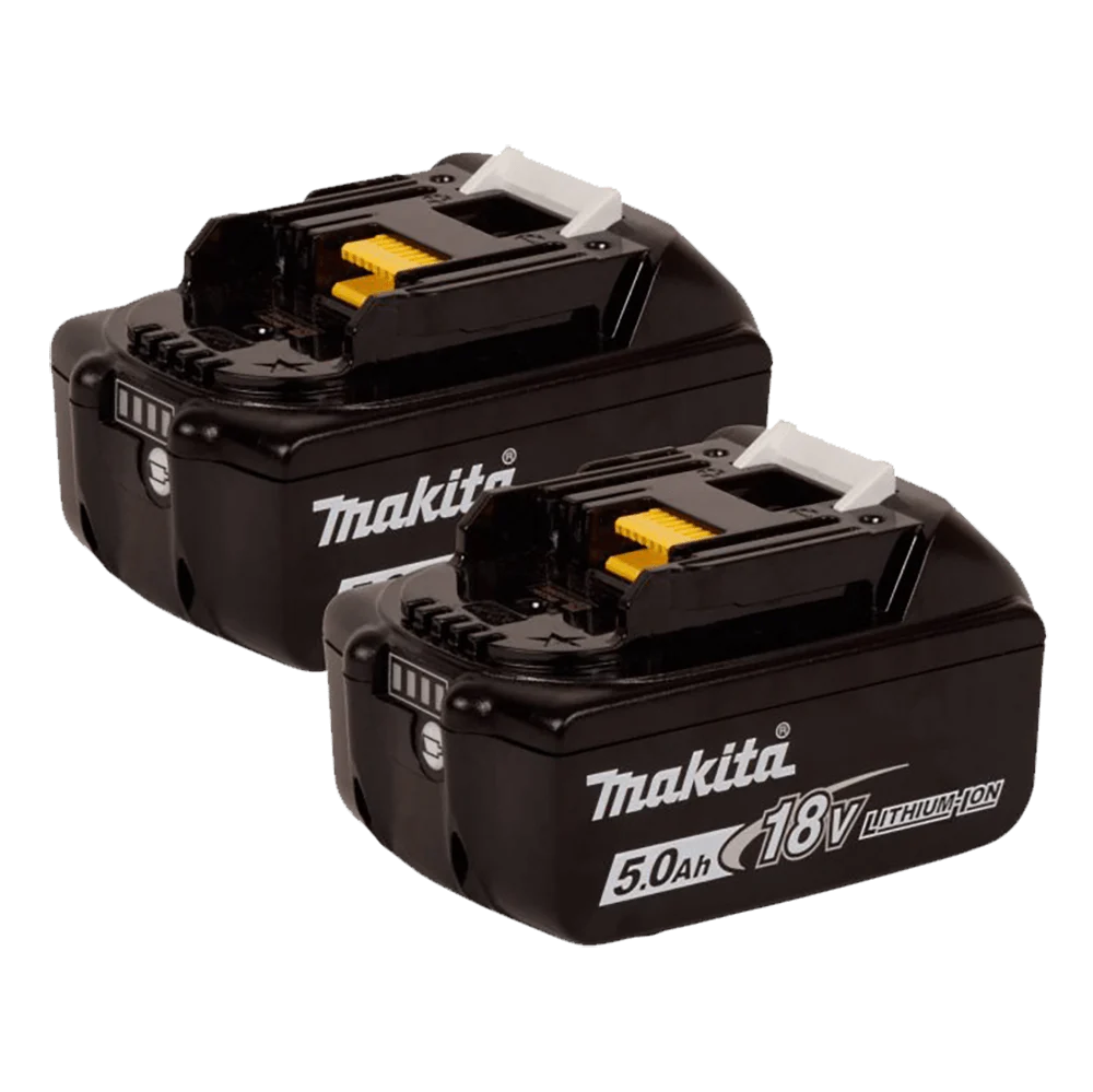 Genuine Makita BL1850BX2 18V 5.0Ah LXT Li-Ion Battery, 2 pk