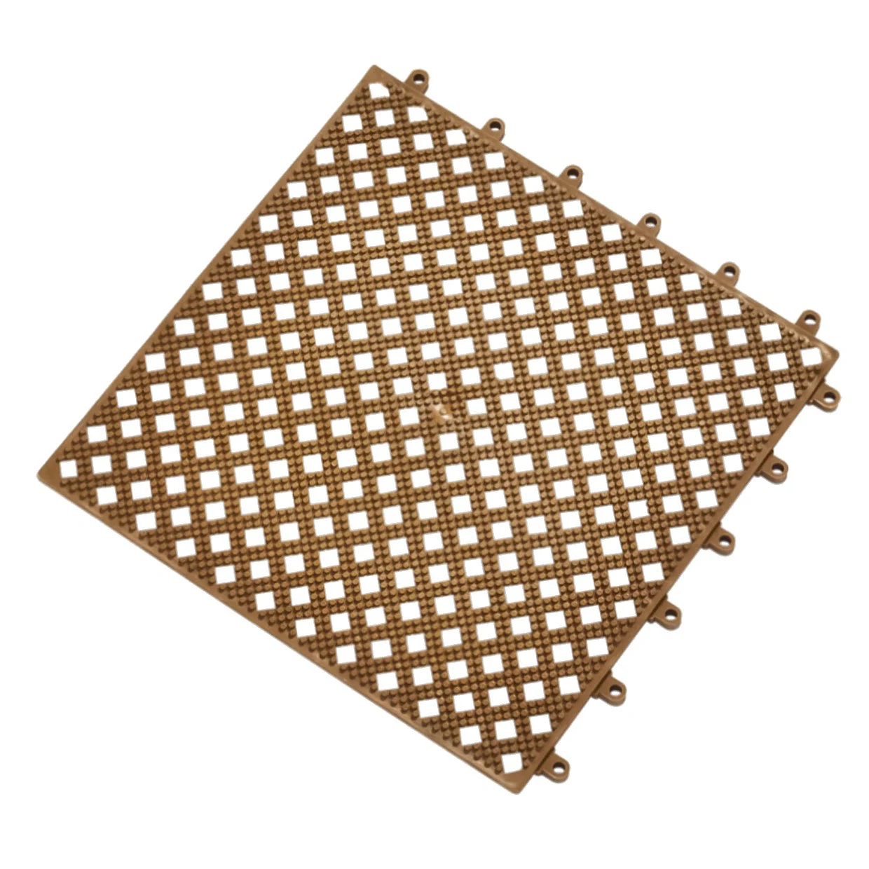 Interlocking Duckboard Kumfi Tile PVC High-Grip Mat - 30x30cm - Image 5