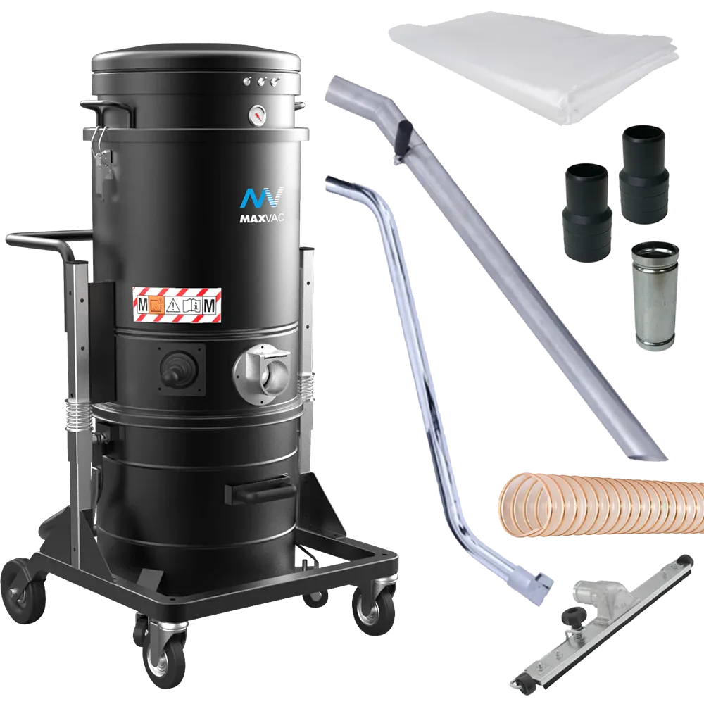 MAXVAC Supra Industrial Sawdust Vacuum Kit