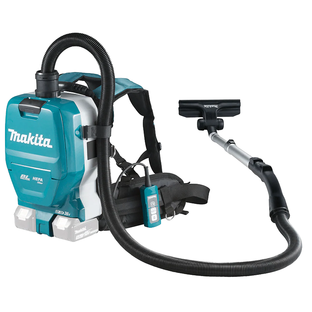 Makita DVC261ZX11 (36V) Twin 18V Li-Ion LXT Brushless Backpack Vacuum Cleaner - Batteries And Charger Not Included