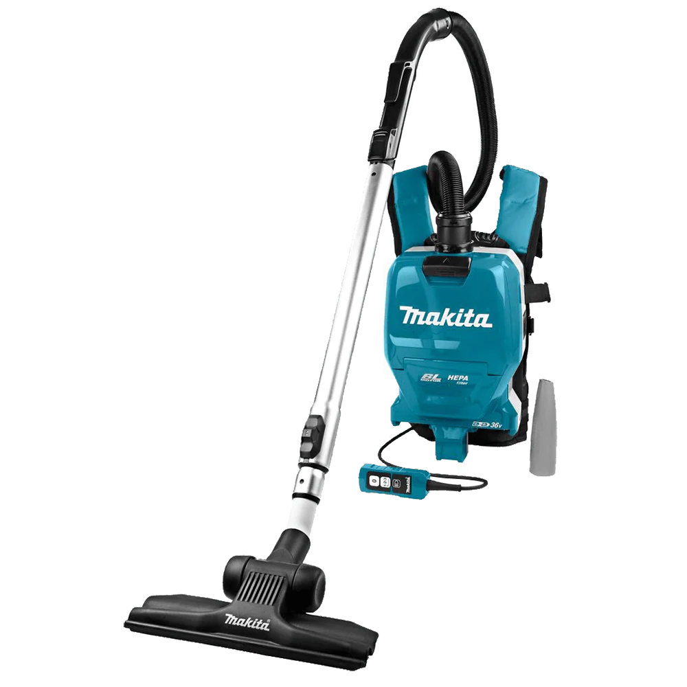 Makita DVC261ZX11 (36V) Twin 18V Li-Ion LXT Brushless Backpack Vacuum Cleaner - Batteries And Charger Not Included - Image 5