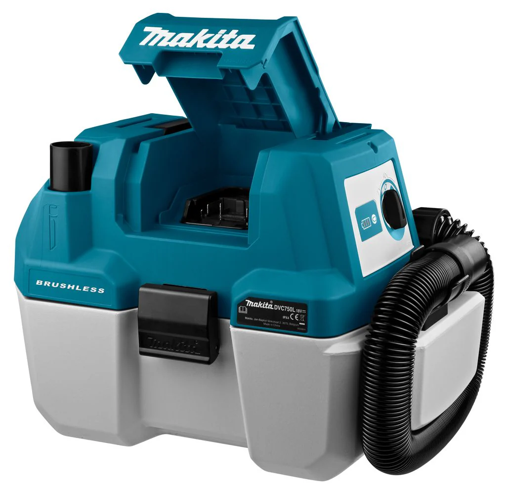 Makita DVC750LZ 18V LXT BRUSHLESS L Class Wet & Dry Dust Extractor - Body Only - Image 7