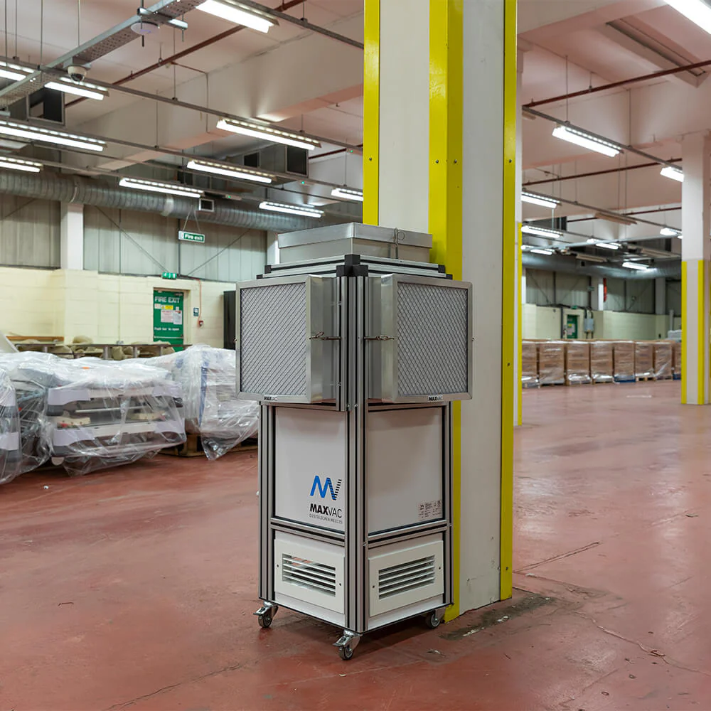 HEPA UV-C Air Purifier with 500 - 2'000m3/h Airflow - MAXVAC Medi® 25 Virus Steriliser - Image 3