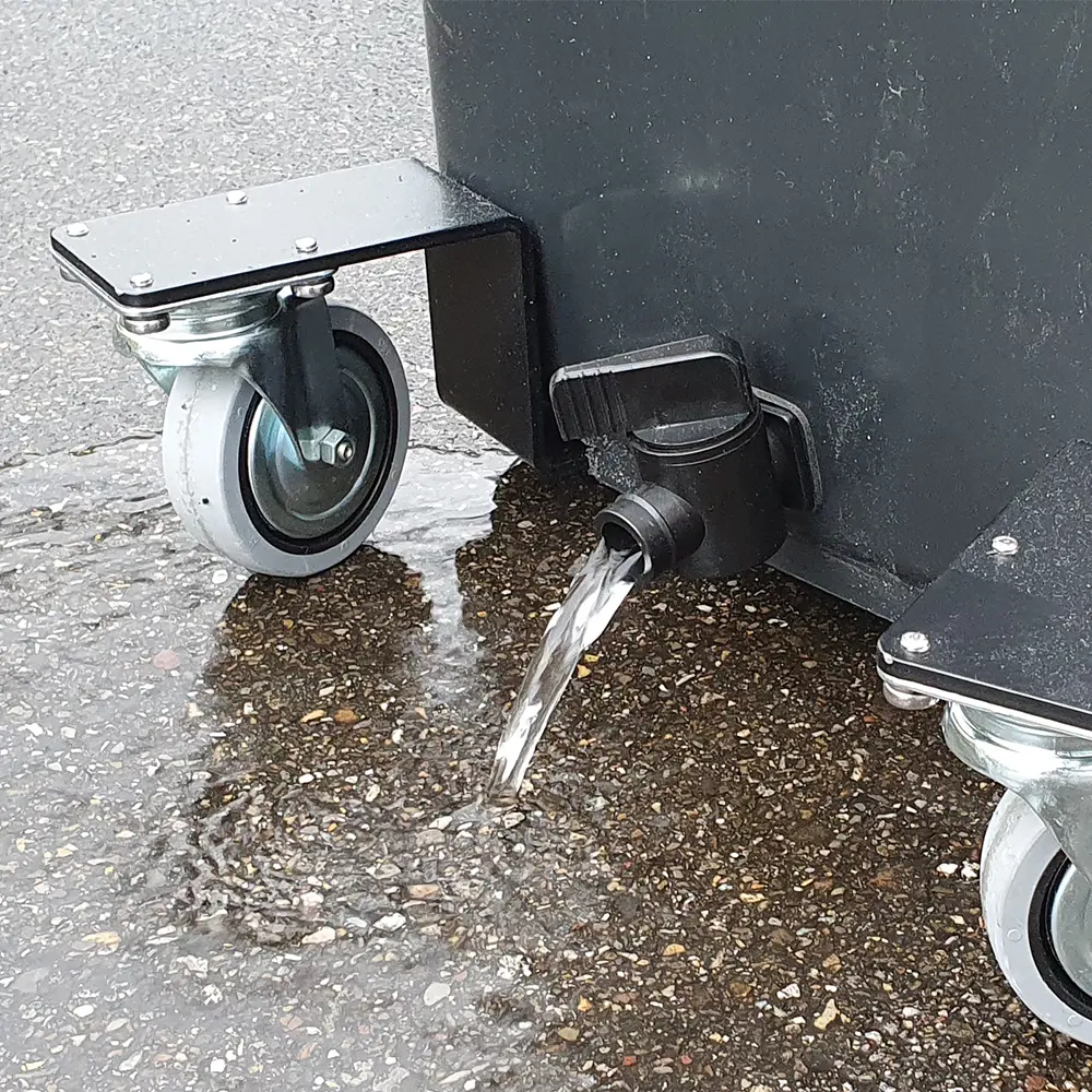 Wet Vacuum 120Ltr Wheelie Bin MAXVAC Dura DV120-WBN - Image 3