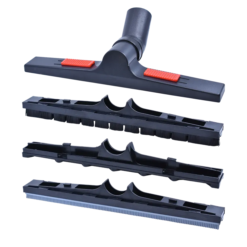 MAXVAC Dura Floor Bar Kit, Housing with Brush, Rubber & Carpet Inserts