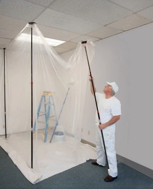 MAXVAC DustBarrier Telescopic Pole 1.10 - 3.10m, Set of 4 in Carry Case - Image 10