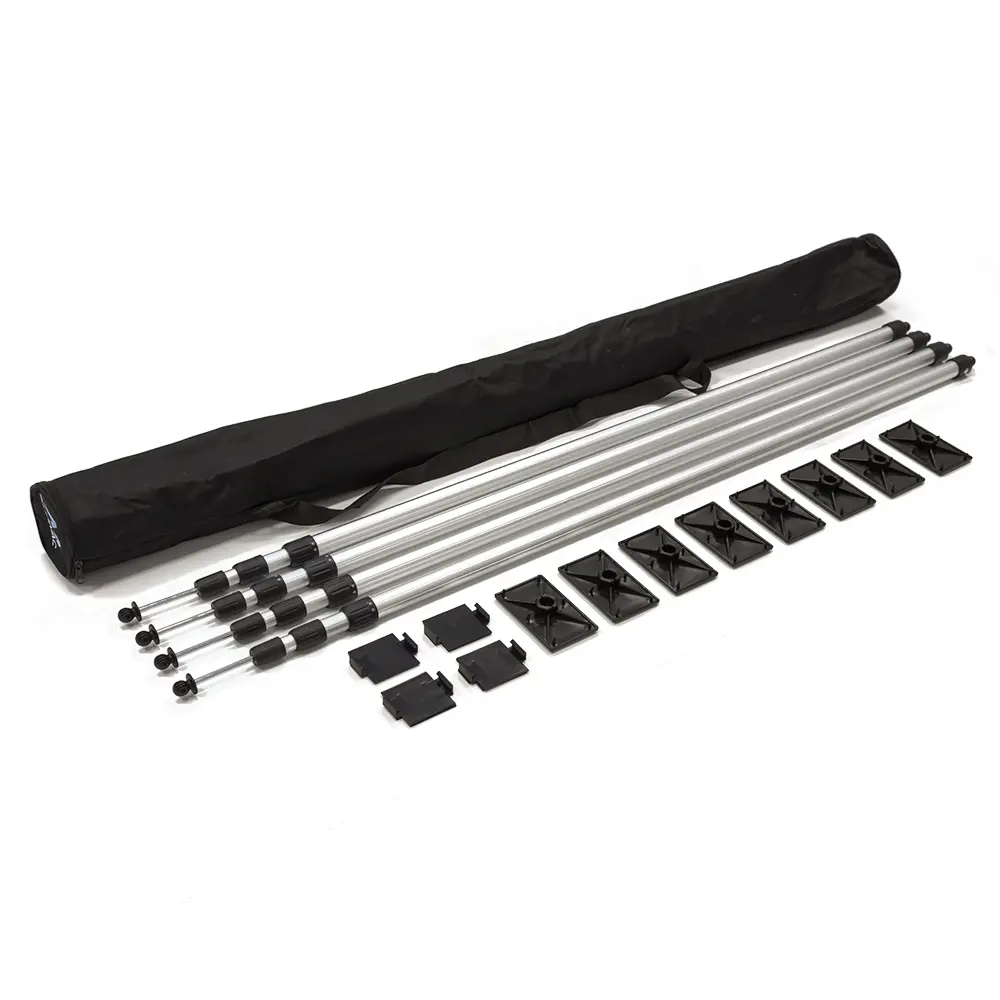 MAXVAC DustBarrier Telescopic Pole 1.10 - 3.10m, Set of 4 in Carry Case - Image 7