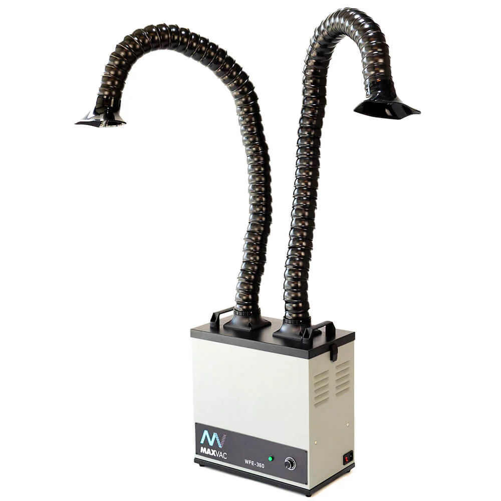 MAXVAC WFE 360 Twin Arm Desktop Solder & Fume Extractor