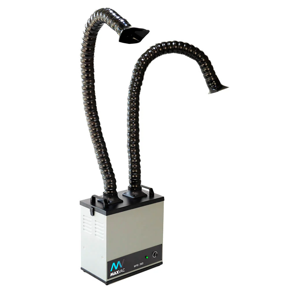 MAXVAC WFE 360 Twin Arm Desktop Solder & Fume Extractor - Image 4