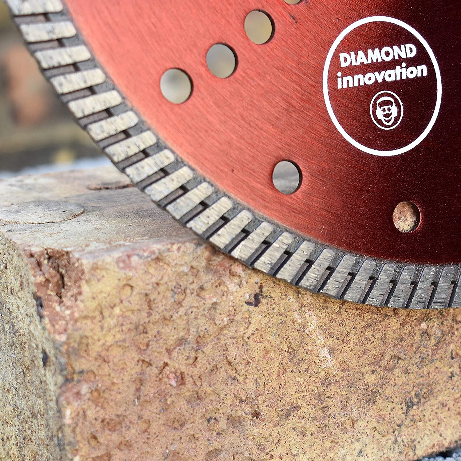 OX Tools TX10R-115/22 Spectrum Superior Turbo Diamond Blade, 115/22.23mm, Red - Image 4