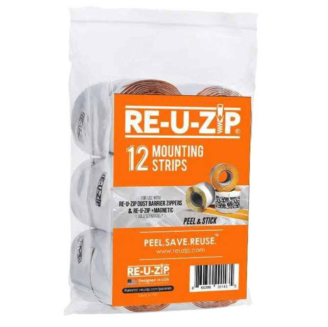 RE-U-ZIP® Mounting Strip RE-FILL™ | 12-Pack