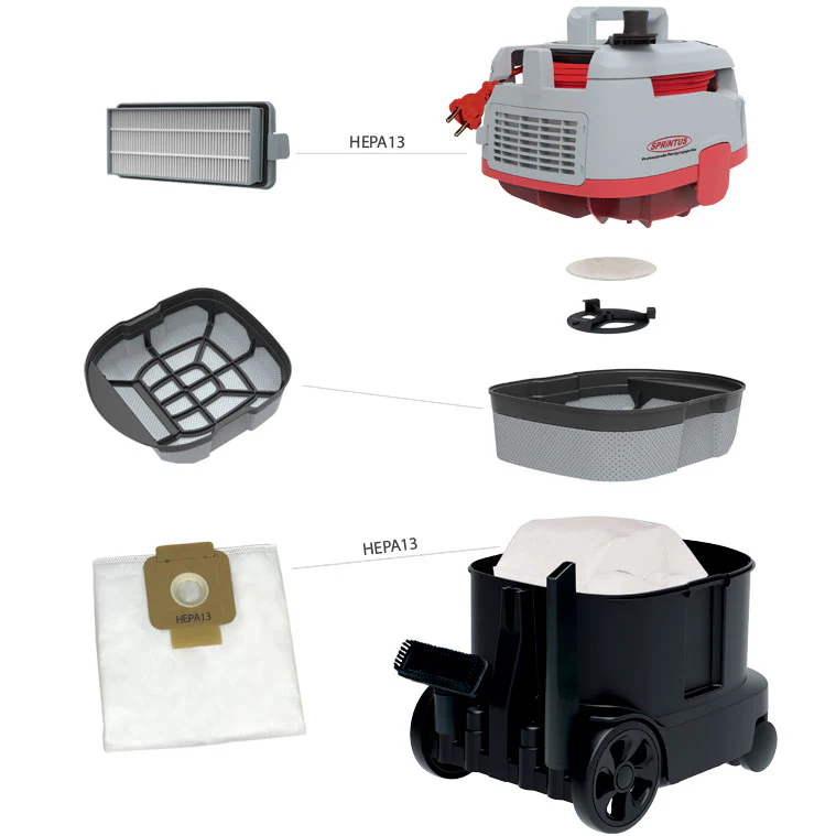 Professional Commercial Office Cleaning Vacuum - Sprintus ERA EVO - Image 4