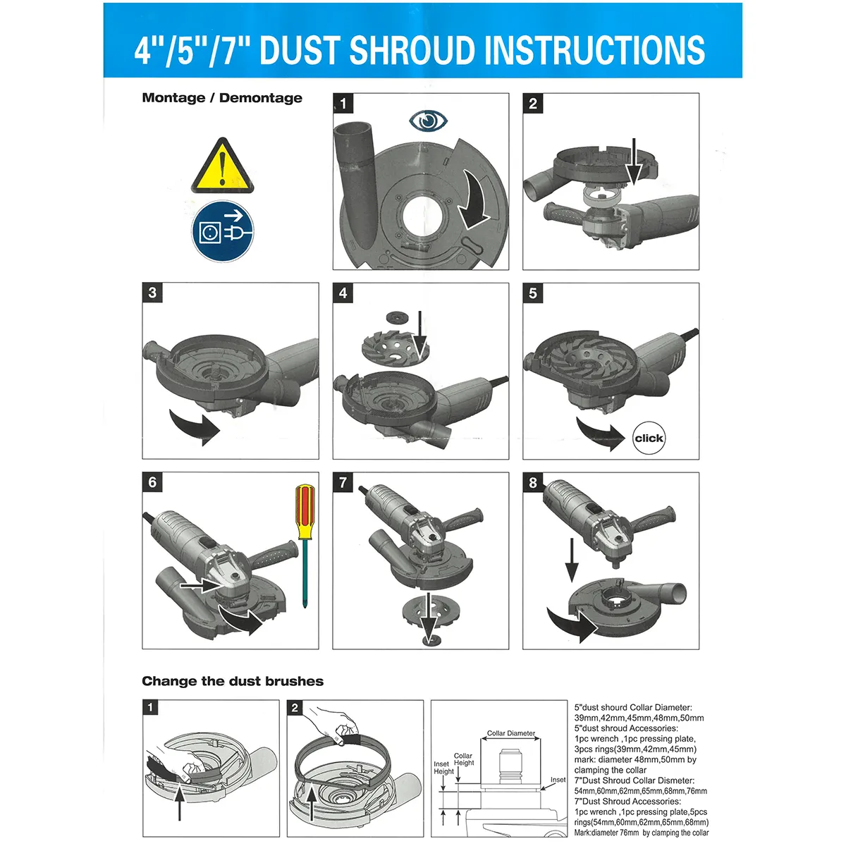 MAXVAC 5" (125mm) Surface Grinder Shroud - Image 4