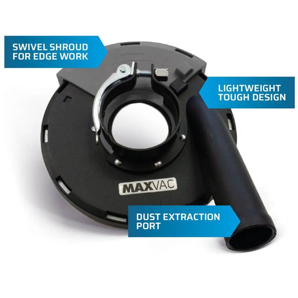 MAXVAC 5" (125mm) Surface Grinder Shroud - Image 6