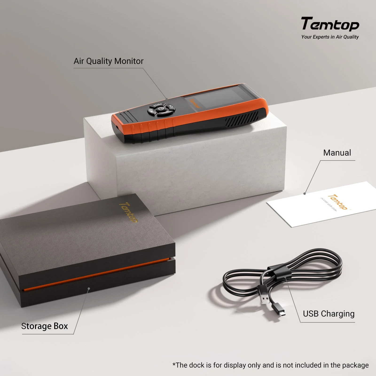 Temtop LKC-1000S+ 2. Air Quality Monitor for PM2.5 PM10 HCHO AQI Particles VOCs Humidity Temperature, Date Dxport - Image 9