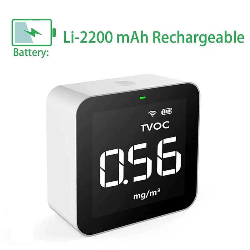 Temtop M10i WiFi Air Quality Monitor for PM2.5 TVOC AQI HCHO Formaldehyde Detecting, Real Time Display, Data Recording - Image 6