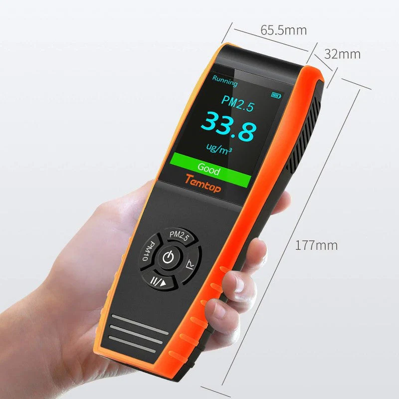 Temtop P600 Air Quality Monitor, Portable Laser PM2.5 PM10 Particle Detector, Professional Air Quality Monitor Meter, Accurate Testing - Image 5