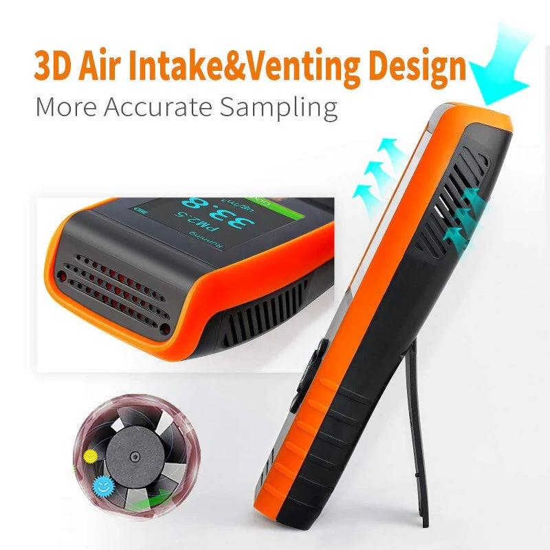 Temtop P600 Air Quality Monitor, Portable Laser PM2.5 PM10 Particle Detector, Professional Air Quality Monitor Meter, Accurate Testing - Image 6