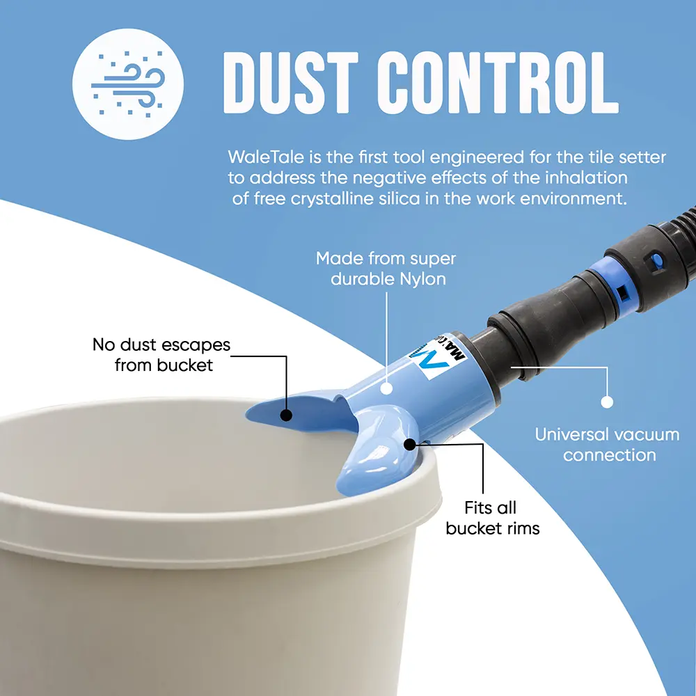 Waletale Mixing Bucket Dust Extraction Attachment - Image 3