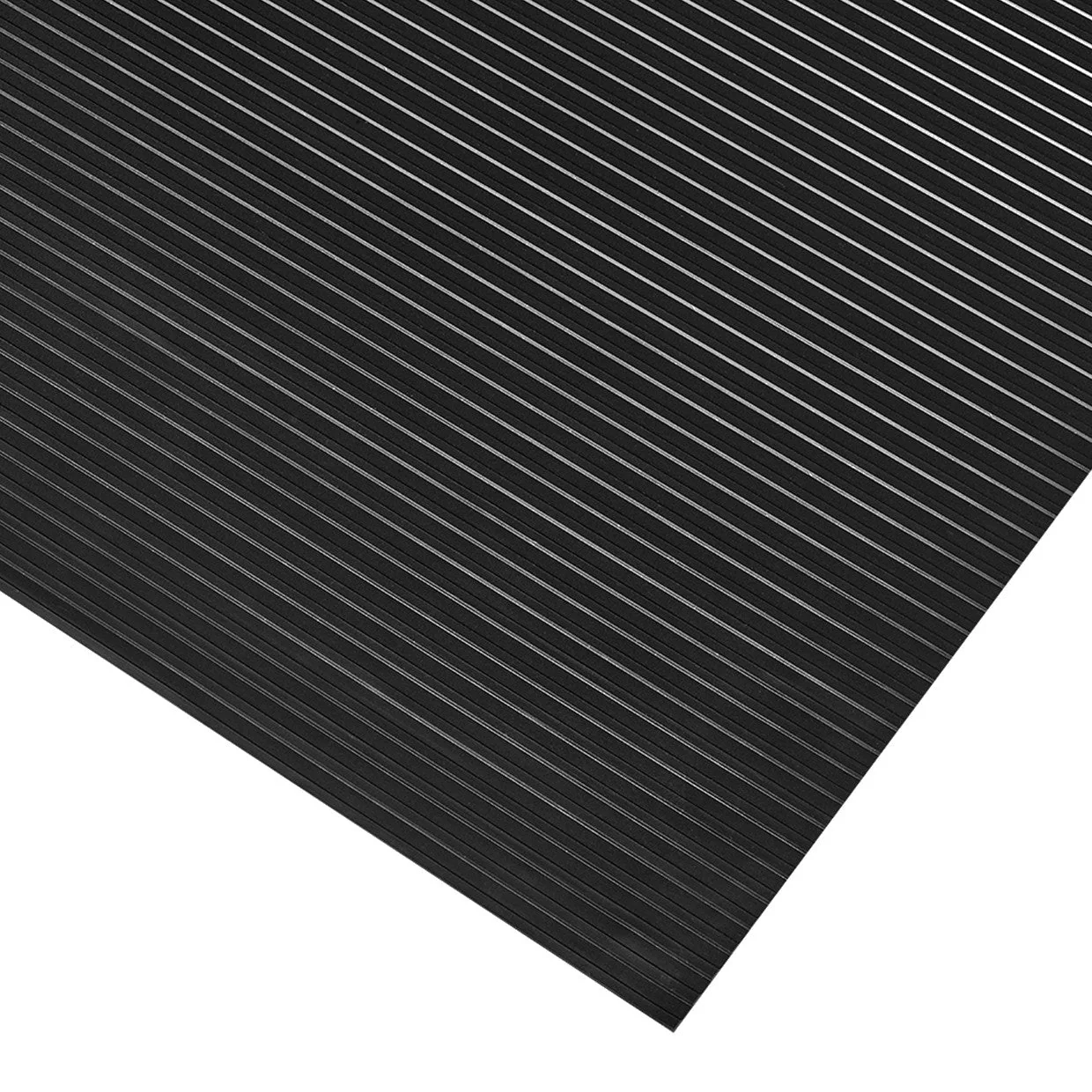Wide Rib Rubber Mat - 10m roll