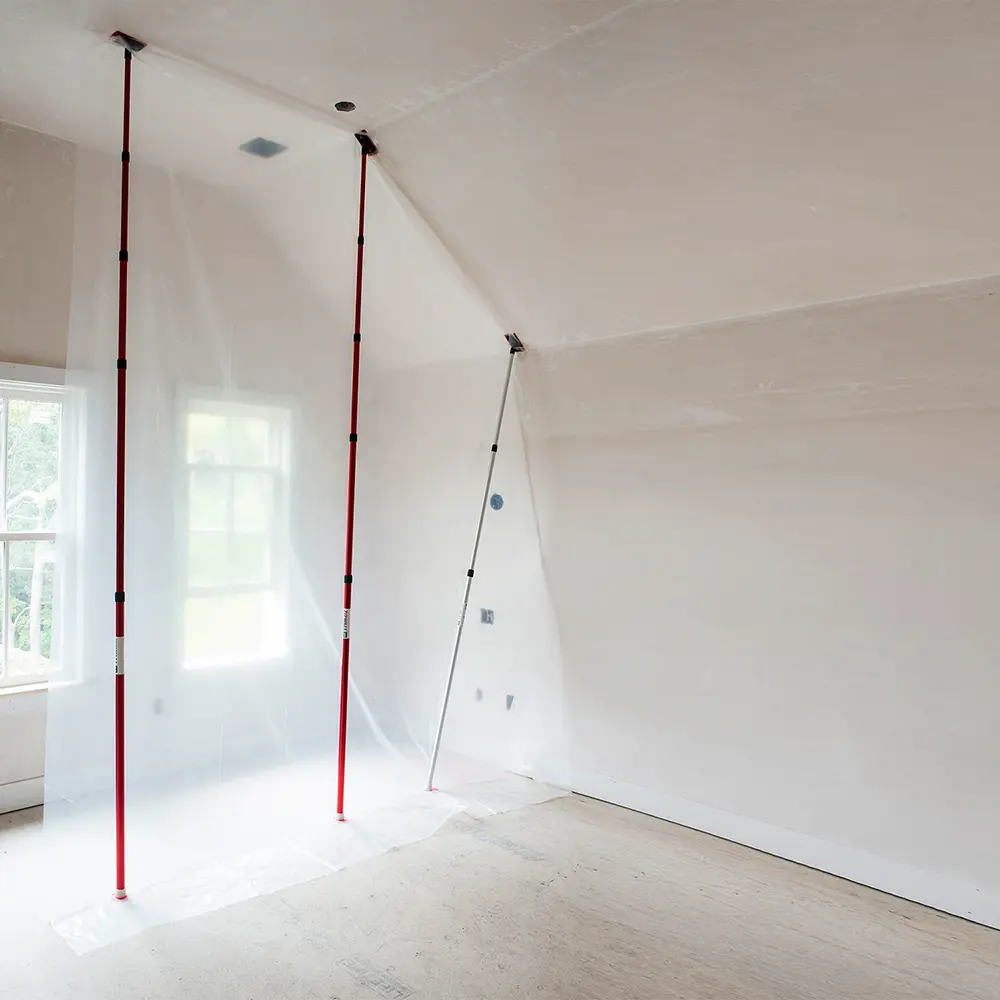 ZipWall 2-Pack 20'/6.1-Meter Spring-Loaded Poles for Dust Barriers, KT20 - Image 7