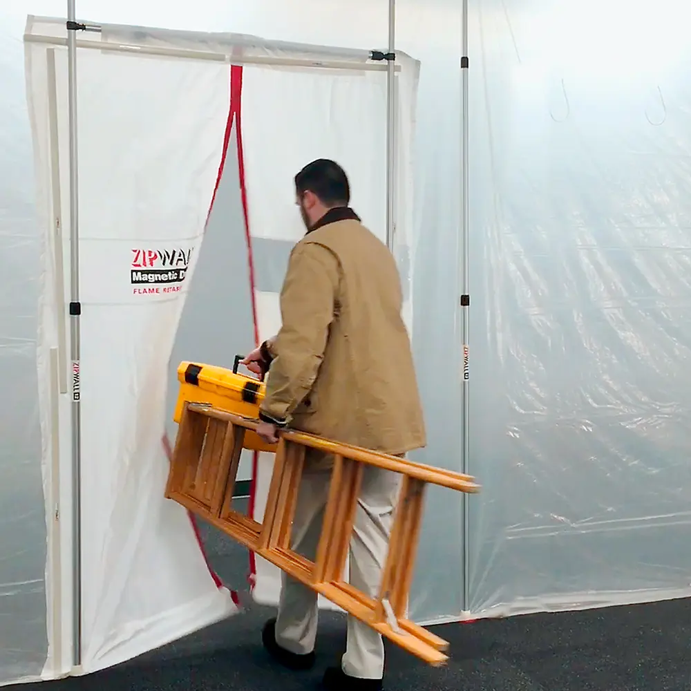 ZipWall Magnetic Dust Barrier Door Kit, MDK - Image 2