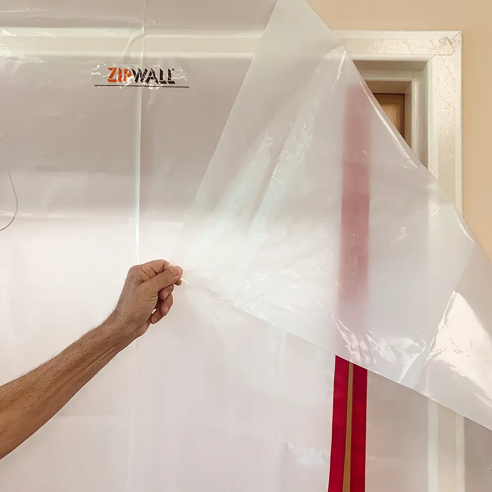 ZipWall Standard Door Kit ZDS, Red, 4' X 7' - Image 6